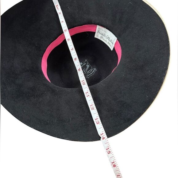 Esccello 100% Wool Two tone Hat Frank Olive - Picture 6 of 7